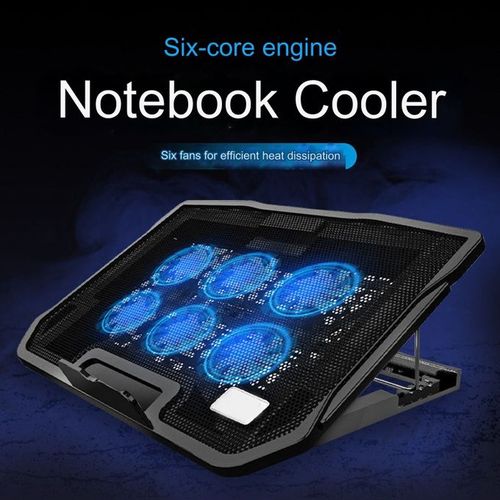 Laptop Base Fan Radiator - Black