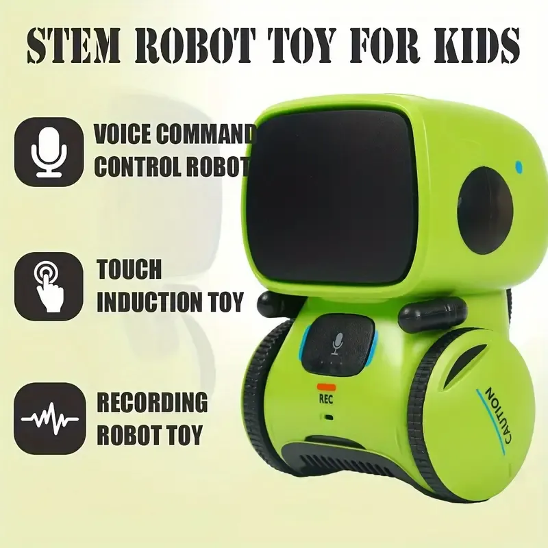 Early education intelligent robot, interactive robot, voice conversation story machine educational toy multi-function