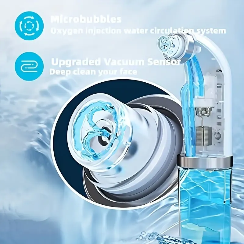 USB Rechargeable Blackhead Extractor – Long-Lasting & Portable Pore Vacuum for Flawless Skin, Easy Facial Cleansing & Pimple Removal