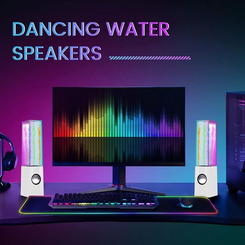 Square water dance speaker
