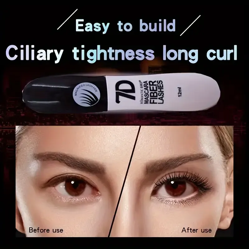 2pcs 7D Fiber Lash Mascara Set