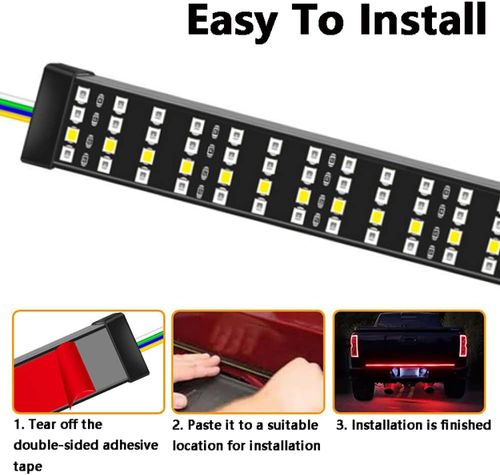 LED tailgate lights, turn signals and driving and reversing lights