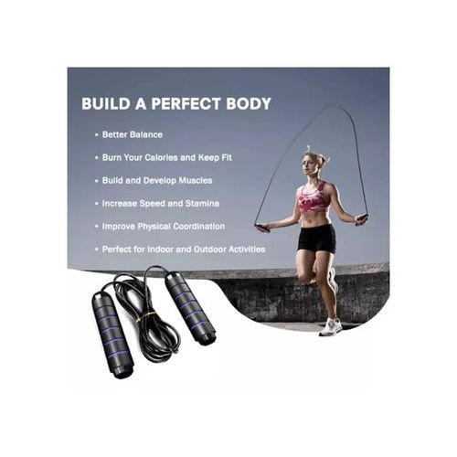 Adjustable Jump Skipping Rope Cable For Adults Kids