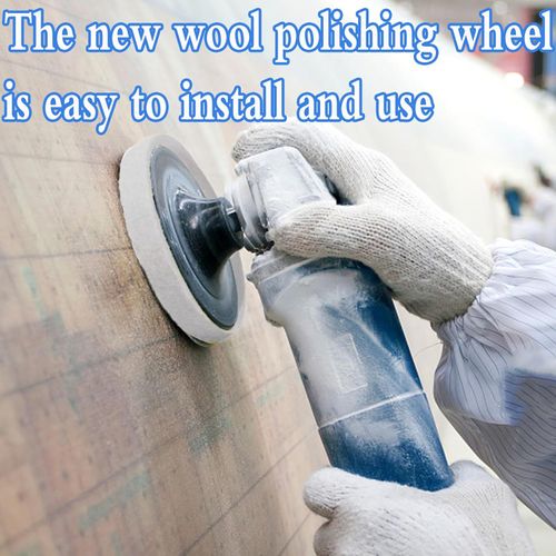5 Pcs Diameter 100 wool polishing wheel disc