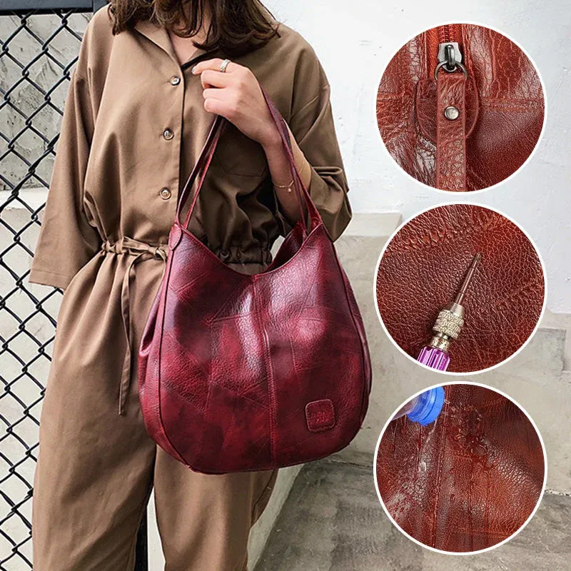 2024 New Products Retro Soft Leather Women's Shoulder Bag