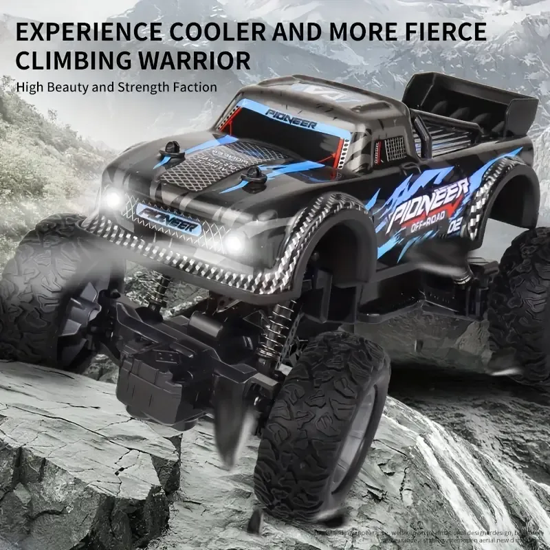 RC drift remote control car, light off-road big foot climbing toy racing car, children's electric toy model boy