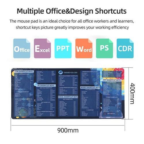 900*400mm Oversized Mouse Pad Starry Sky Anti-slip Keyboard Pad Desk Mat