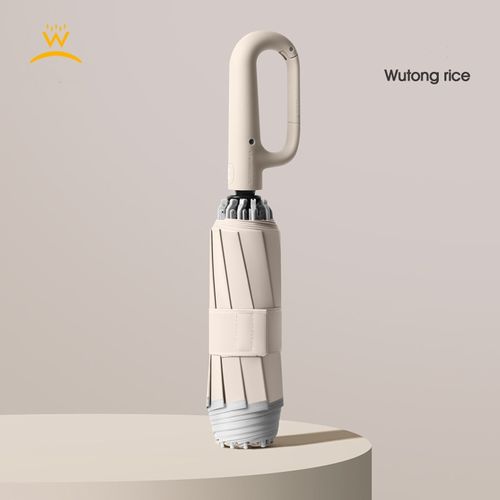 Ring buckle umbrella, Reflective Safety Strip, Sturdy Windproof, Travel Portable