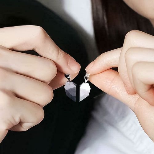 2 In 1 Couples Heart Necklace