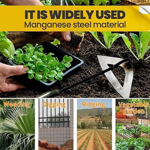 Garden Hoe Weeding Planting Loosening Hollow Hoe Tools