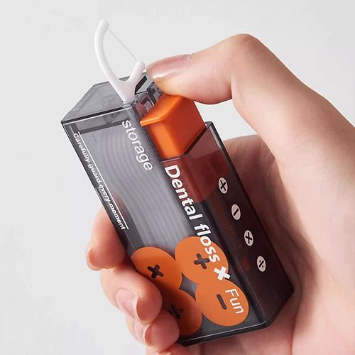 Compact Automatic Dental Floss Dispenser Set