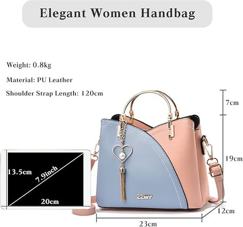 Contrast color women's bag