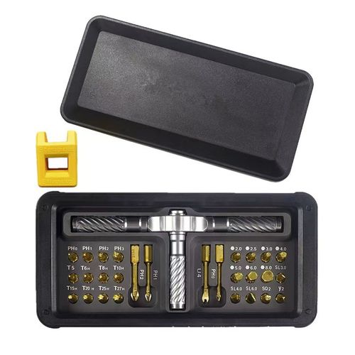 24 In 1 Multi Bit Magnetic Screwdriver Set Multifunctional Toolbox household wrench tool combination set