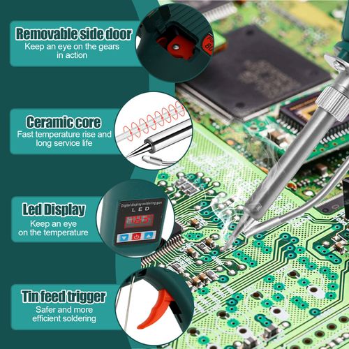 🔥Digital Display Soldering Iron - Auto Feed tin wire