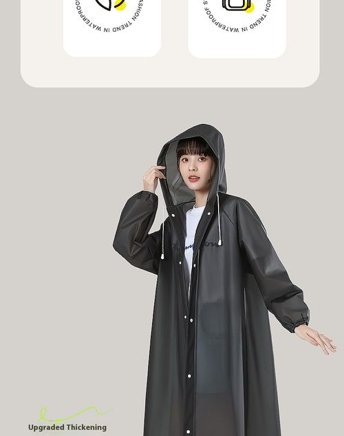 eva non-disposable raincoat lengthened and thickened one-piece anti-rainstorm adult men and women same style outdoor outdoor portable
