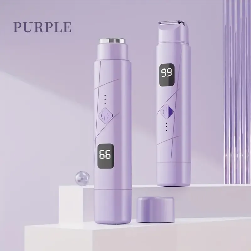 Digital Display Dual-Head 2 in 1 Women'S Electric Shaver