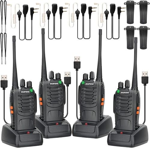 Baofeng BF-888S UHF 400-470 MHz 5W Emergency Two-way Radio Ham Walkie Talkie