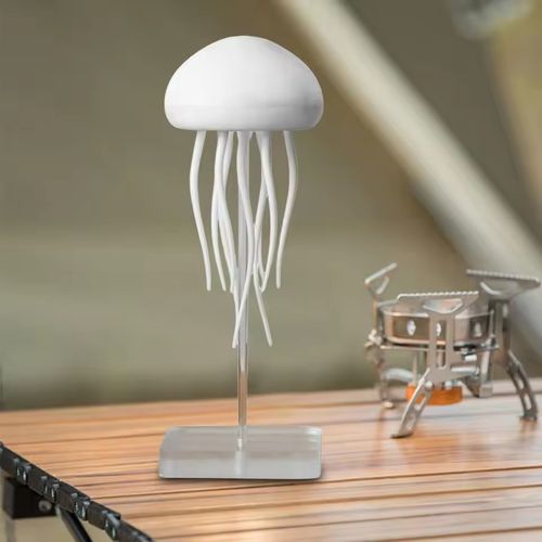 Gradient jellyfish atmosphere night light voice control RGB