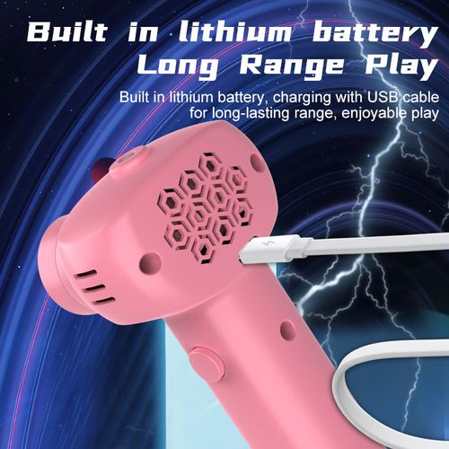 Rechargeable Glow-in-the-Dark USB Handheld Electric Rope Launcher - Shooting Toy, Loop Fidget Toy, Fun Party Favors and Novelty Gifts