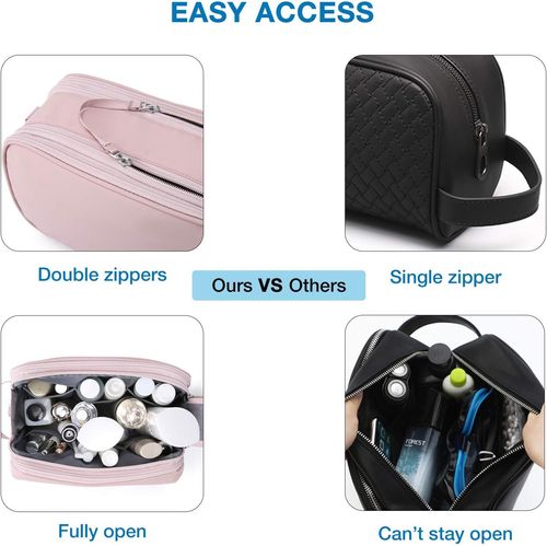 Business trip toiletries bag