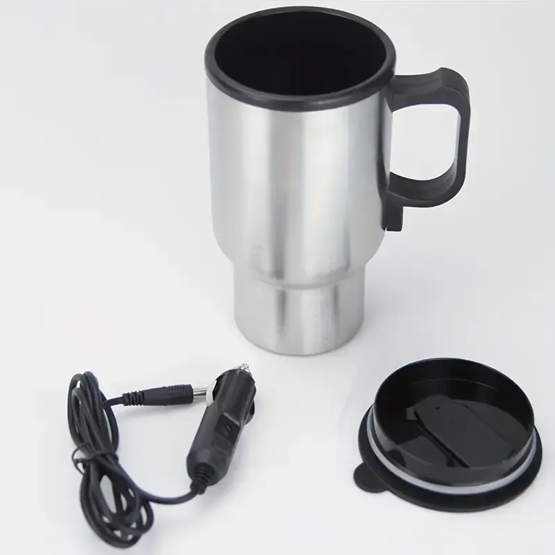 Car 12V hot water cup stainless steel liner electric cup