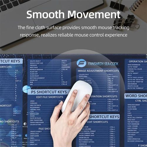 900*400mm Oversized Mouse Pad Starry Sky Anti-slip Keyboard Pad Desk Mat