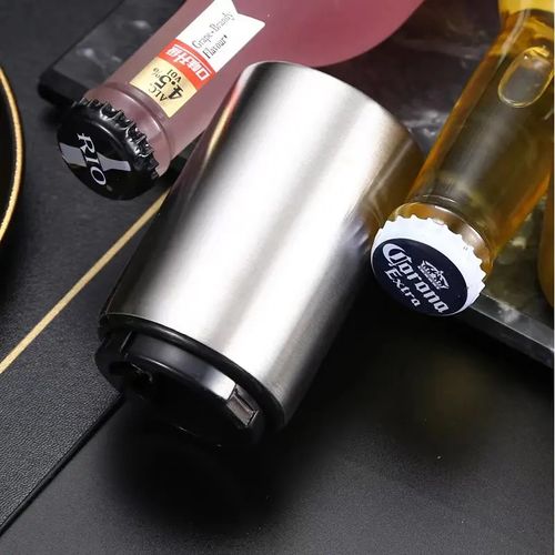 Automatic beer and beverage bottle opener