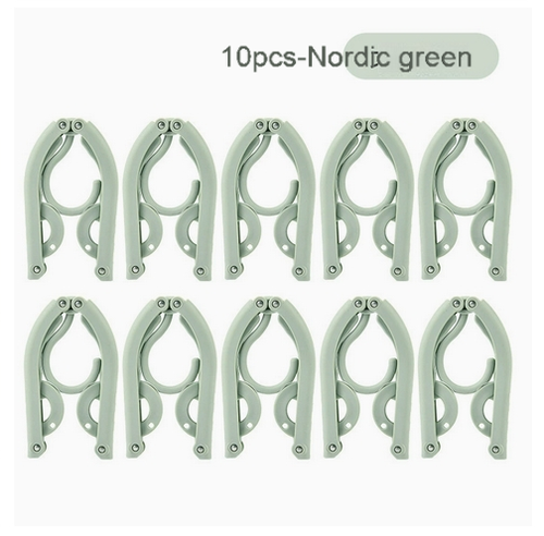 Multifunctional plastic foldable clothes hanger