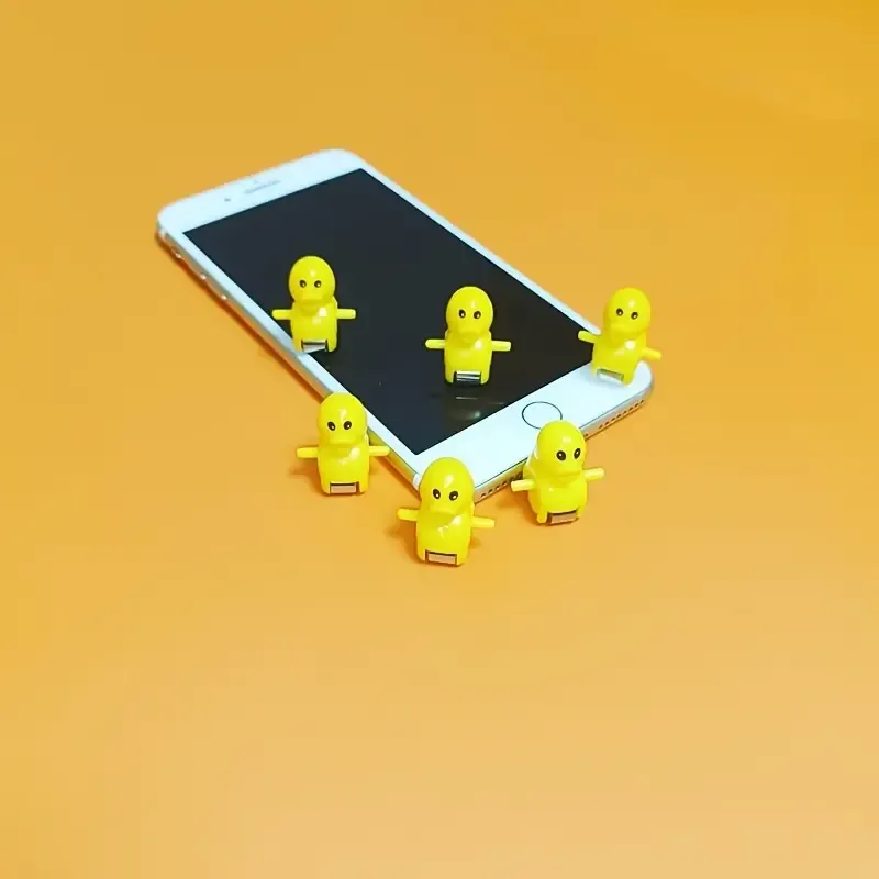 Little yellow duck slide track, light and music, little duck automatically climbs stairs, cute and cute children's toys