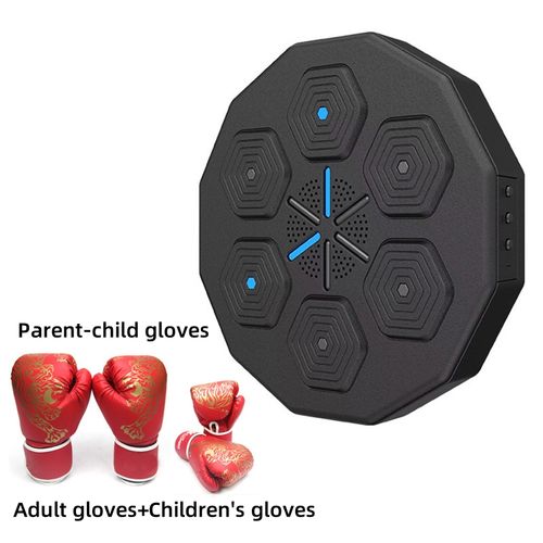 Wall Mounted Boxing Machine with LED Light and Bluetooth Music Electric Boxing Machine,Improve Hand-Eye Coordination and Relieve Stress,for Home Exercises,BoxingMachine