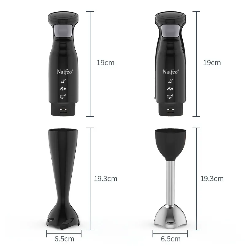 Naifeo 300W multi-function household handheld electric multi-function cooking stick food processor hand blender set