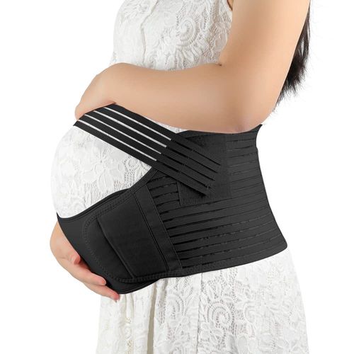 Maternity Support Belt, 4-in-1 Belly Pregnancy Support Band, Belly Band For Pregnant Women, Adjustable Maternity Belt Pregnancy Support With Shoulder Strap, For Belly,Waist,Abdomen,Back
