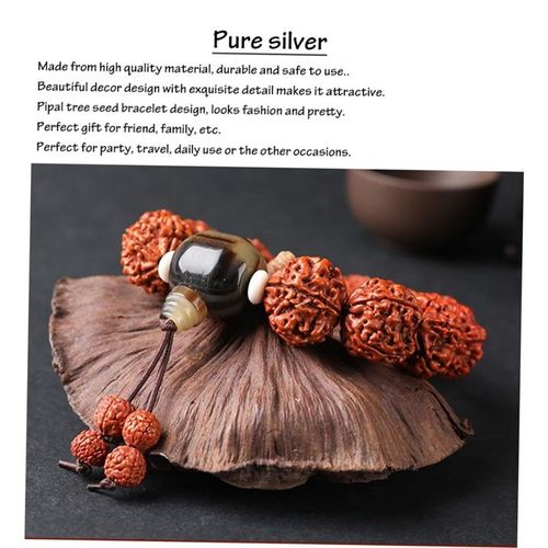 20mm Bodhi Seeds Buddhist Beads Bracelet Hand String