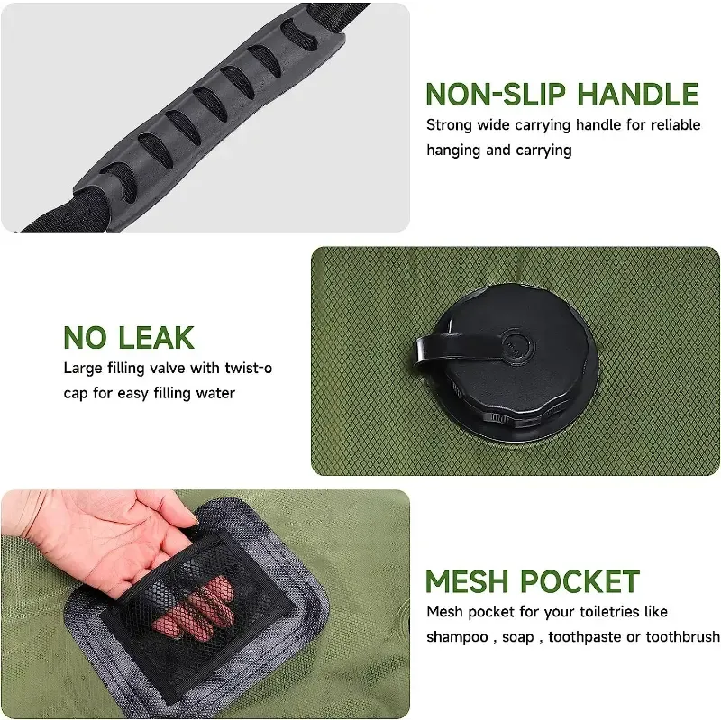 5-Gallons Camping Shower Bag