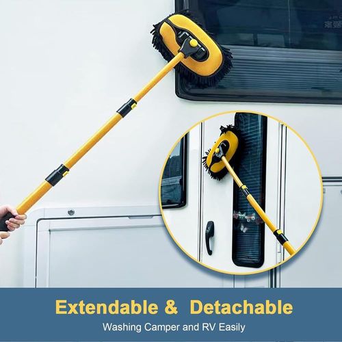 Car Wash Brush Mop with Long Handle Microfiber Cleaning Broom Kit Tool