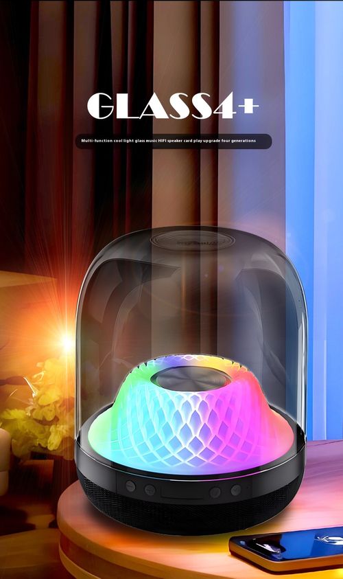 2024 New CLASS4+ Harman Bluetooth Speaker Atmosphere Light Computer Desktop Gift Home Transparent Audio