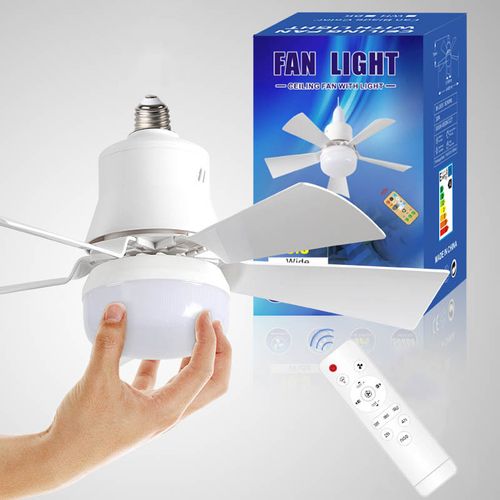 🔥🔥 2-IN-1 PORTABLE CEILING FAN & LIGHT with Remote Control
