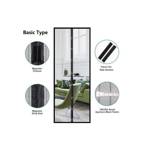 Anti-mosquito Magnetic Screen Door Automatic Closing Screen