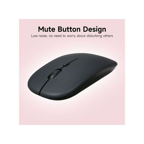 10inch BT Rechargeable Mini Keyboard Mouse Combo 78 Keys