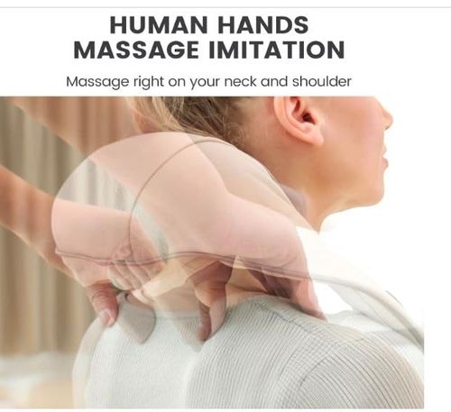 Neck Shoulder Massager, Shiatsu Back Massager with Speed and Soothing Heat, Nodes Deep Kneading Massage for Neck, Back, Shoulder, Muscle Pain Relief, Best Gifts for Mother