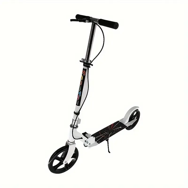 Children, teenagers, adults, scooters, city work, campus scooters, foldable two-wheelers brake scooter