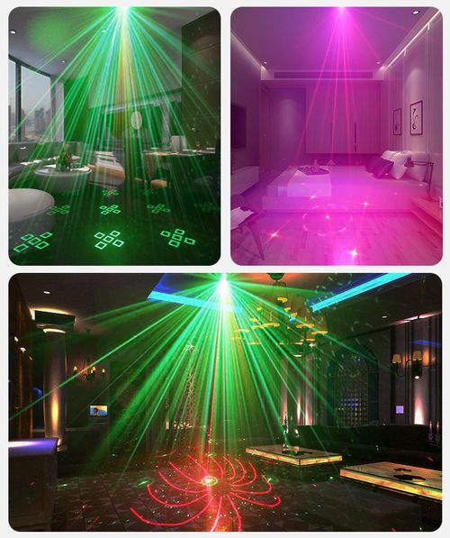 (🔥BEST GIFT FOR FAMILY🔥)Stage Laser Light Sound Activated LED Projector Party Light💃