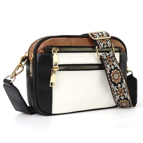 🔥Handmade Colorful Straps Crossbody Leather Bags & Purse💖