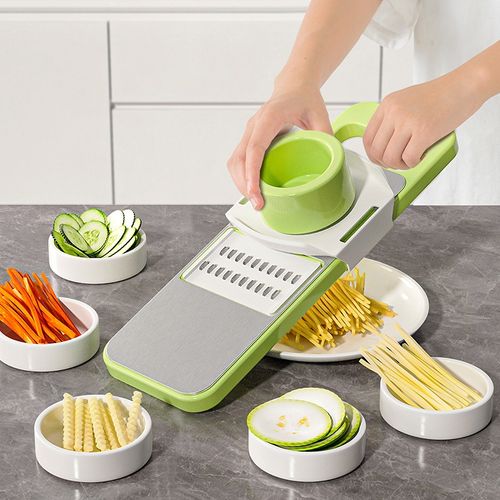 5 in 1 Stainless Steel Multifunctional Safe Vegetable Slicer & Cutter