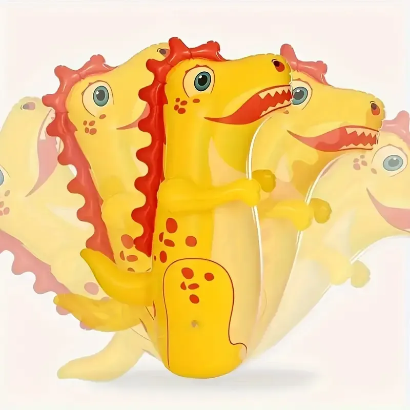 Inflatable Dinosaur Tumbler 90cm Children's Inflatable Boxing Pillar Props Vent Toy