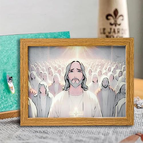 Jesus Lamp  Led Light Up Printing