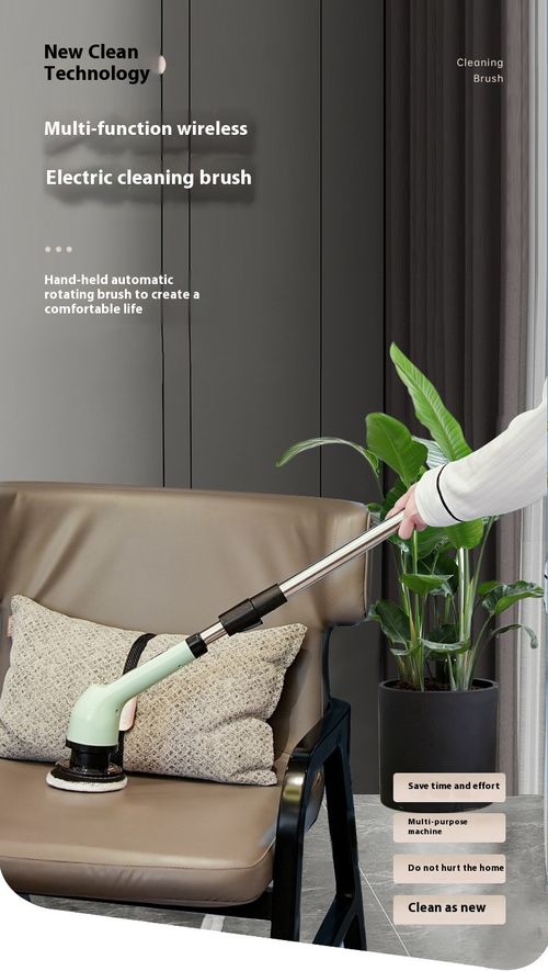 Electric cleaning brush cordless electric mop replacement brush head artifact tile floor seam bathroom toilet The floor washing machine