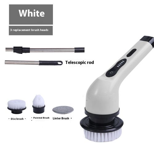 Electric cleaning brush cordless electric mop replacement brush head artifact tile floor seam bathroom toilet The floor washing machine
