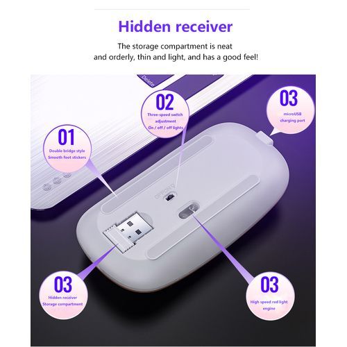 Wireless Rechargeable Mouse 2.4G