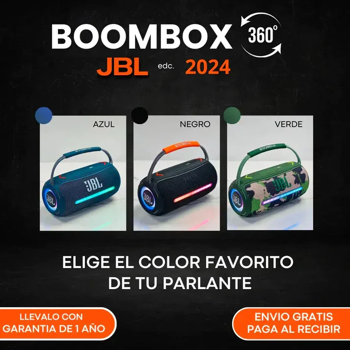 BOOMSBOX360 Bluetooth audio RGB marquee portable speaker high power 20 watts